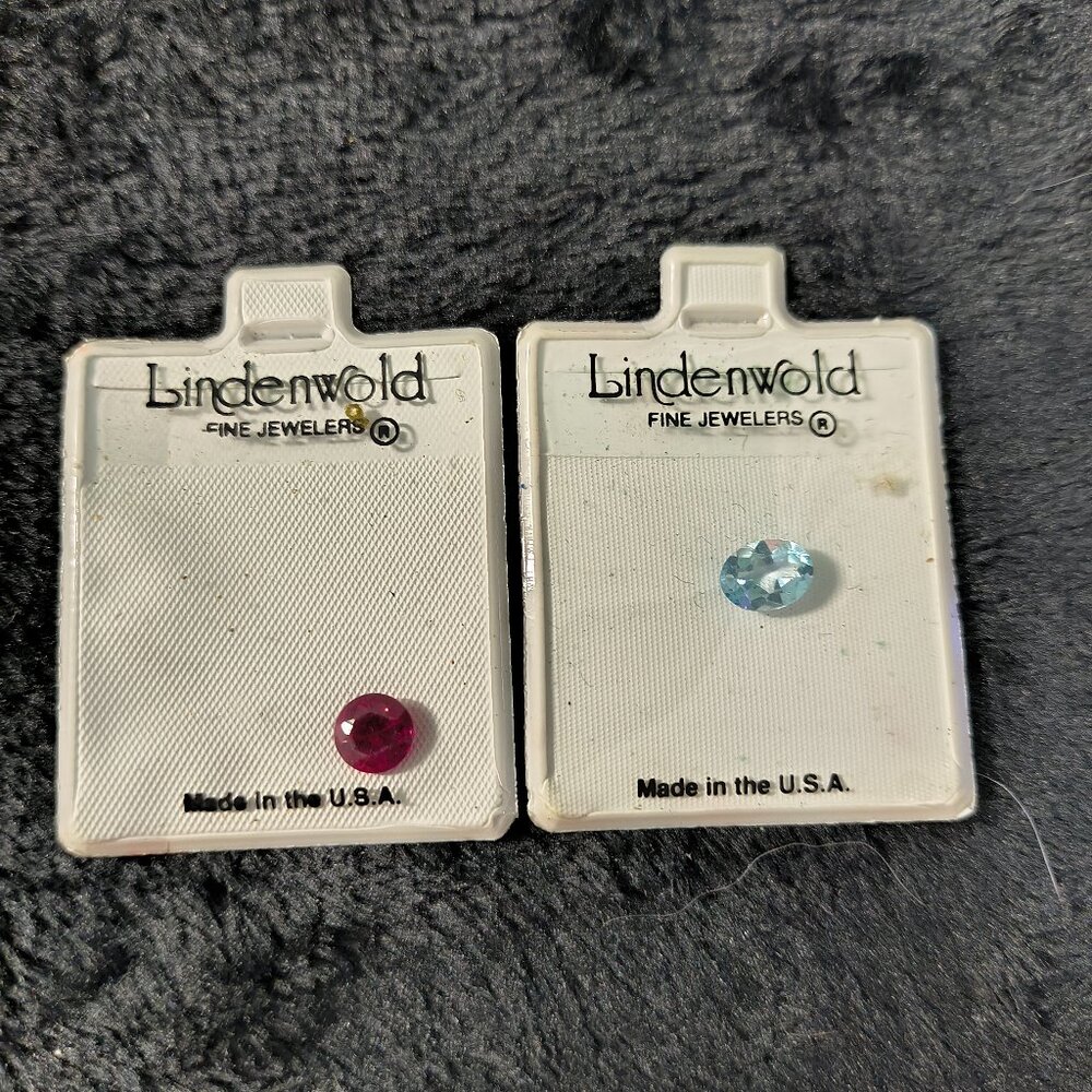 Lindenworld Loose Ruby and Aquamarine Gems (328)